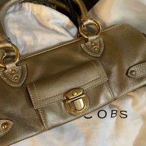 Marc Jacobs Baguette Gold leather bag